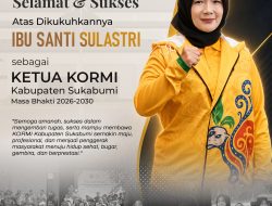 DPRD Kabupaten Sukabumi Ucapkan Selamat kepada Santi Sulastri sebagai Ketua KORMI Masa Bakti 2026–2030