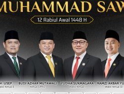 Sambut Maulid Nabi Muhammad SAW 1448 H, Pimpinan dan Anggota DPRD Kabupaten Sukabumi Ajak Warga Teladani Akhlak Rasulullah